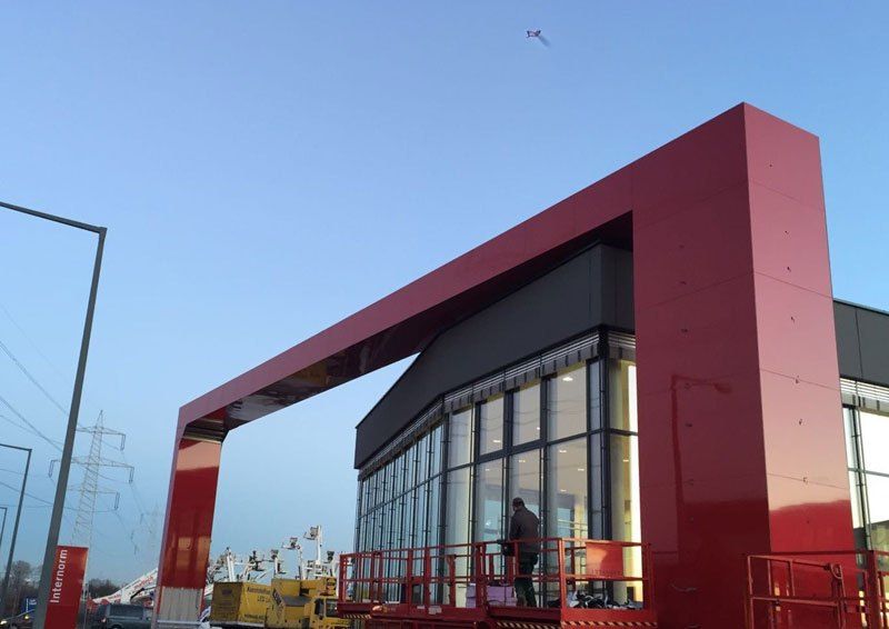 Außenfassade des Internorm Gebäudes